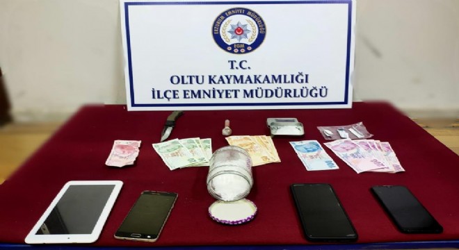  Oltu'da uyuşturucu operasyonu